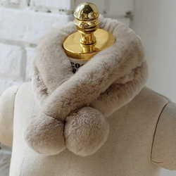 毛皮　リンクスキャット　レッキスラビット　マフラー 1_82d72251f4171efe8b6dfd5871a7