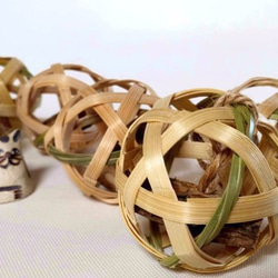 ねこたま　～竹芸家が作った猫おもちゃ～ 2枚目の画像