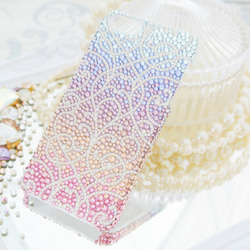 iPhone14pro,Max他 ｽﾜﾛﾌｽｷｰ ﾃﾞｺ ﾊﾟｽﾃﾙ ｱﾗﾍﾞｽｸｸﾞﾗﾃﾞｰｼｮﾝ ケース カバー