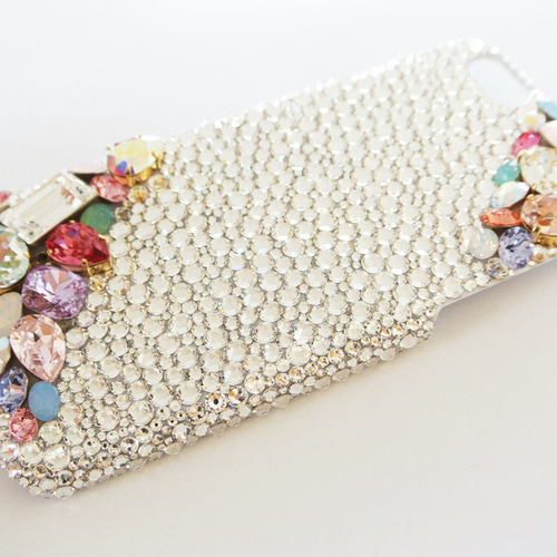 iPhone16pro,Max,15,14他スワロフスキー ビジュー クリスタル