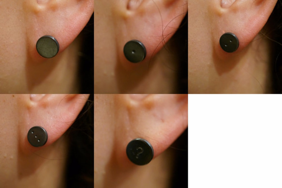 Button pierce (black) 3枚目の画像