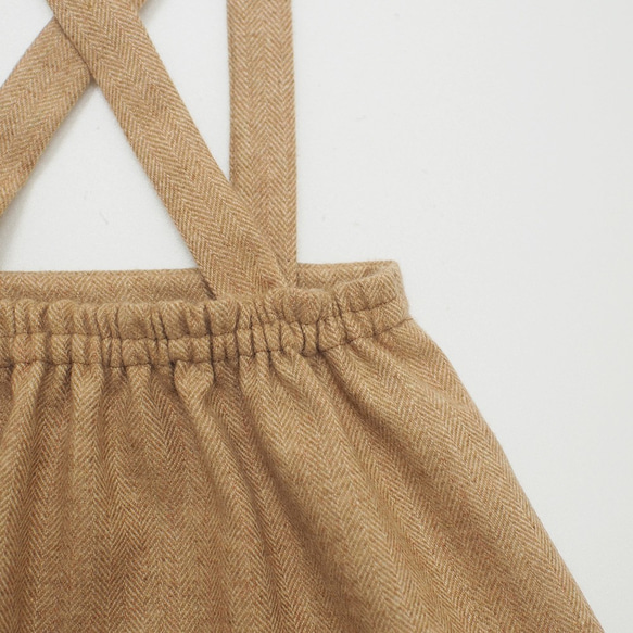 Wool Overalls Skirt 7枚目の画像