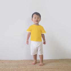 Back Wings Cotton T-shirt (Yellow) 2枚目の画像