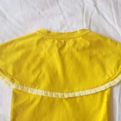 Back Wings Cotton T-shirt (Yellow) 7枚目の画像
