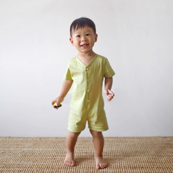 Strechable Cotton Worktime Romper 4枚目の画像