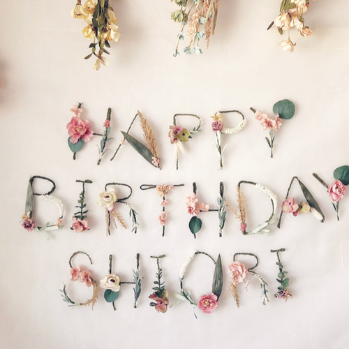 ぴんくま様✶⋆ 確認用ページ バースデーガーランド ハーフバースデー