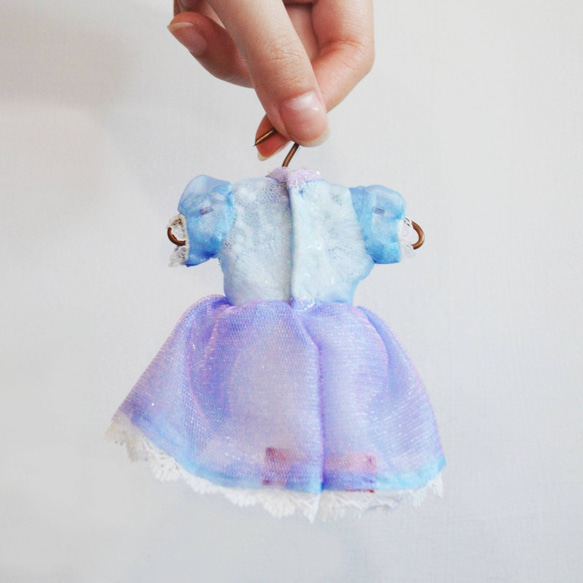 |Mud Couture|Blythe服飾 夢幻紫藍洋裝 |圓糕、莉卡、20公分娃| 第3張的照片