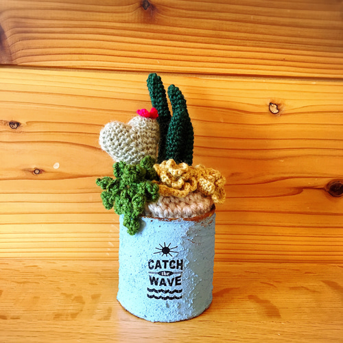 送料無料※ ♡かぎ針編みのサボテン&多肉植物♡ あみぐるみ mikke 通販