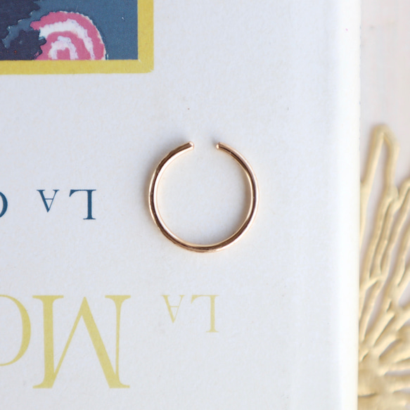 Texture earcuff (2way→Ring)14KGF 2枚目の画像