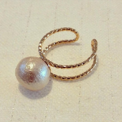 Cotton pearl ring 10mm 1枚目の画像