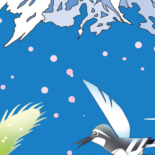Amazon | 富士山川桜 数字油絵 ナショナル ジオグラフィックの
