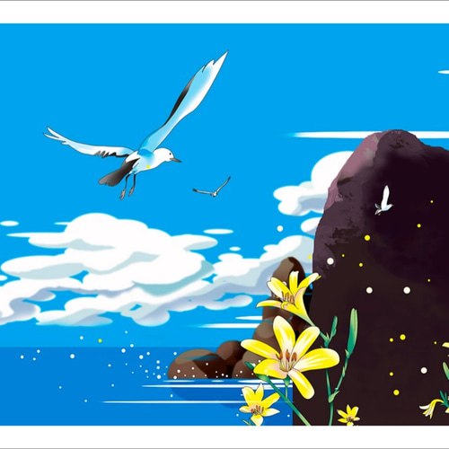 ステンドアート ジグソーパズル ぎゅっと266ピース 「Surf Rider
