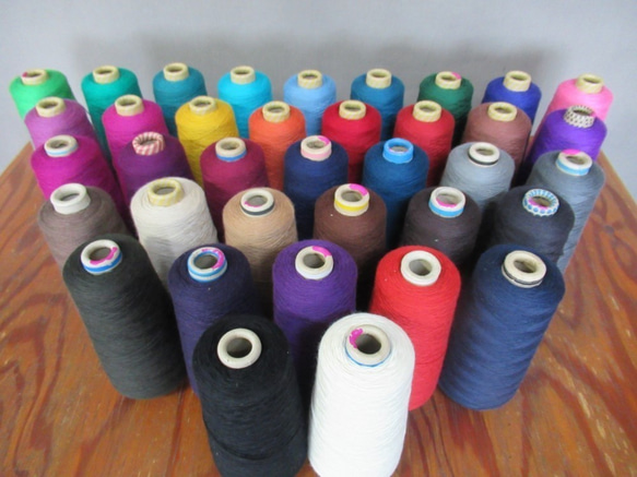 【送料無料】【再入荷】手織り糸　カシミヤウールNo.17～24 3枚目の画像
