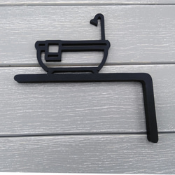 バスルームサイン　Ｌ型フレーム　（バスルームサイン　バスルームマーク　突き出しタイプ） 4枚目の画像