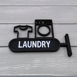 洗衣房標識牌（laundry room sign laundry room mark 凸出型） 第6張的照片