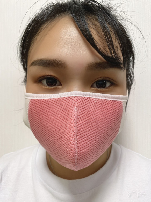 【通気性は不織布マスクの10倍】再販売ズレにくい、会話、呼吸が楽なダブルラッセル、涼しく蒸れない日本製ネオプレーンマスク 8枚目の画像