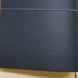 B7パスポートサイズの本革手帳カバー 色：アマゾニアネイビー/カバーのみ/B7C-ANV0001 6枚目の画像