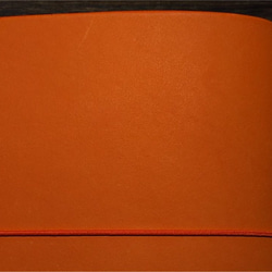 B7パスポートサイズの本革手帳カバー 色：オレンジ【カバーのみ】B7C-MOR0003【送料無料】 5枚目の画像
