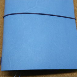 B7パスポートサイズの本革手帳カバー 色：そら色【カバーのみ】B7C-MLG0001【送料無料】 5枚目の画像