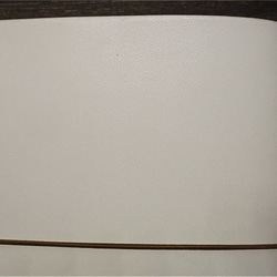 B7パスポートサイズの本革手帳カバー 色：生成り【カバーのみ】B7C-KNR0002【送料無料】 5枚目の画像