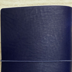 ミニ５穴システム手帳 本革カバー 色：アマゾニアブルー/カバーのみ/M5S-ABL0006 5枚目の画像