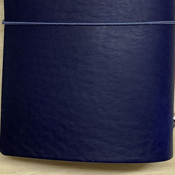 ミニ５穴システム手帳 本革カバー 色：アマゾニアブルー/カバーのみ/M5S-ABL0006 6枚目の画像