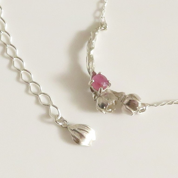 ネックレス　SYピンクサファイア　全長705mm シモムラケイ ネックレス SYピンクサファイア 全長705mm シモムラケイ