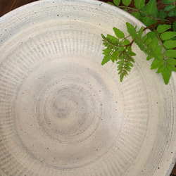 【白三島】三島刷毛目八寸大鉢 smh-01 2枚目の画像