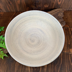 【白三島】三島刷毛目八寸大鉢 smh-01 9枚目の画像