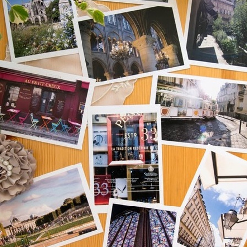 ◆フランスアンティーク｜ポストカード集、白黒写真風景、ハガキ、古い、まとめ売り ドイツ アンティーク モノクロ写真 ポストカード 4枚セット