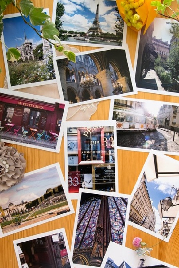 ★フランス・パリの写真・ポストカード12枚セット A ★ハガキメッセージカードにも 2枚目の画像