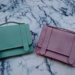 【今】迷你書包卡片匣 MiniBag_Card Holder: Tiffany Blue 第3張的照片