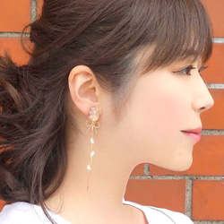 リトルウッズ（バラ）＊S（ピアス・イヤリング） ドライフラワー