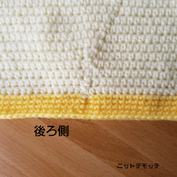 三毛猫色のネコ耳ベビー帽子 4枚目の画像