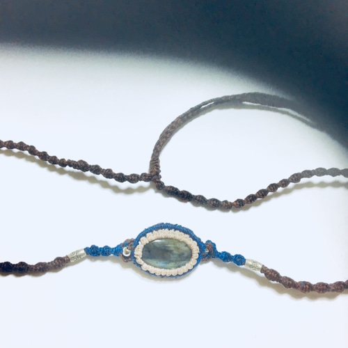 売り切れました、有難う御座いました、^ - ^マクラメ編みペンダント  