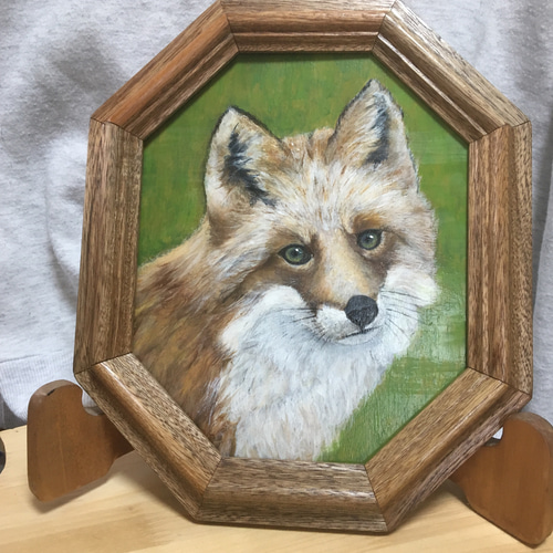 トールペイント作品アクリル絵の具で動物を描いてます、 ペット