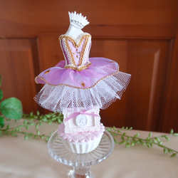 バレリーナ チュチュのカップケーキ（1個） 4枚目の画像