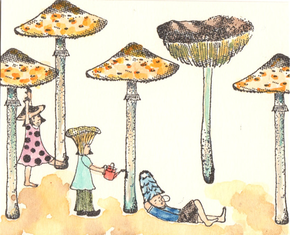 蘑菇矮人郵票☆11分安排 第3張的照片