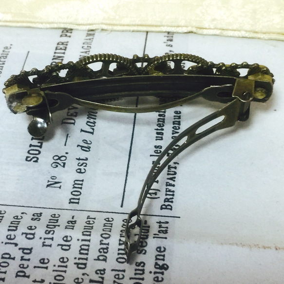 クトゥルフ神話大系に捧げるバレッタ／スチームパンク・クトゥルフ/1609 5枚目の画像