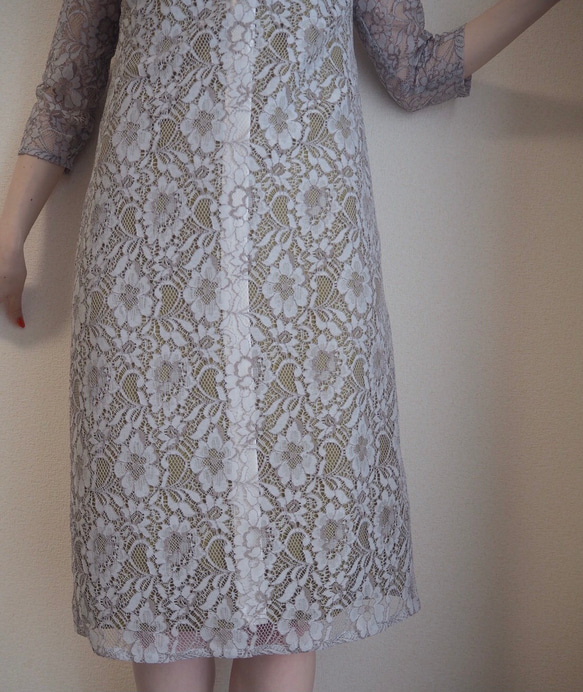 ［dress］line  lace  layered  ▪︎サイズ調整可能▪︎セミオーダー▪︎ 7枚目の画像
