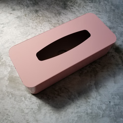 ティッシュボックス　ピンク 1枚目の画像