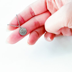 creema限定！ペアコインネックレスのコフレ　つけっぱなしOKサージカルステンレス製 2枚目の画像