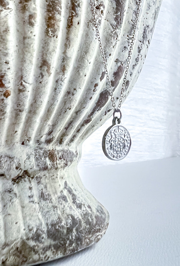 creema限定！ペアコインネックレスのコフレ　つけっぱなしOKサージカルステンレス製 6枚目の画像