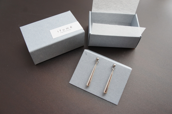 金属アレルギー対応 SV925スティックピアス／イヤリング 8枚目の画像