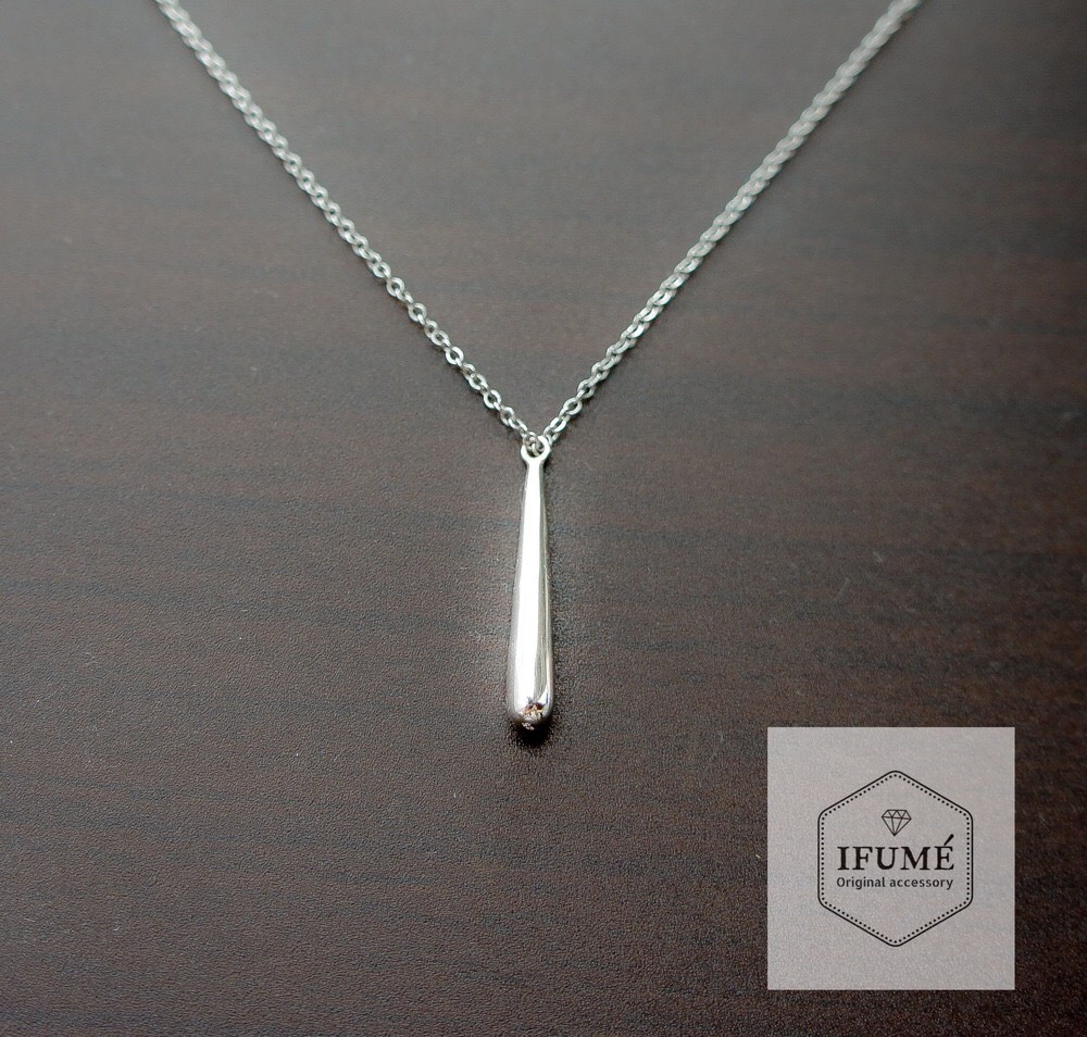 金属アレルギー対応 SV925スティックネックレス