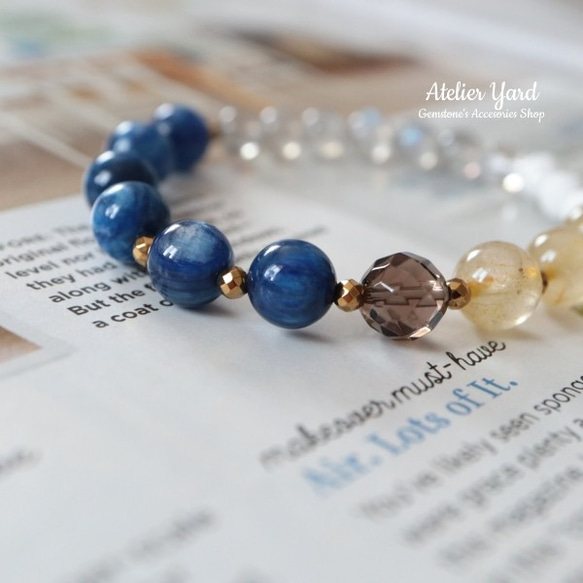 【天然石】lapis lazuli &タンザナイトブレスレット　パワーストーン NOLITA LABORATORY タンザナイト 天然石 アクセサリー 12月
