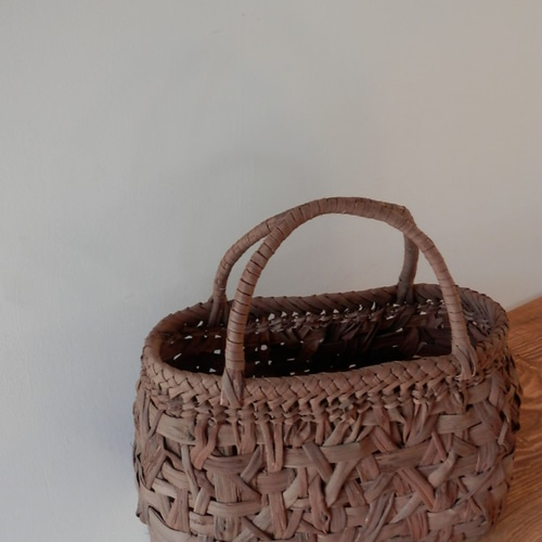 山ぶどうbag 10 山葡萄のつる（皮）で編んだバッグ かごバッグ