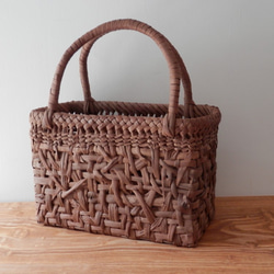 葡萄かごバッグ ショルダー 山葡萄 山葡萄 ショルダーかごバッグ 網代編み | ORIORI