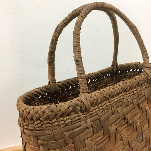 山葡萄バッグ 7 山葡萄のつる（皮）で編んだバッグ かごバッグ