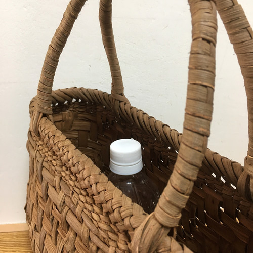 山葡萄バッグ 7 山葡萄のつる（皮）で編んだバッグ かごバッグ